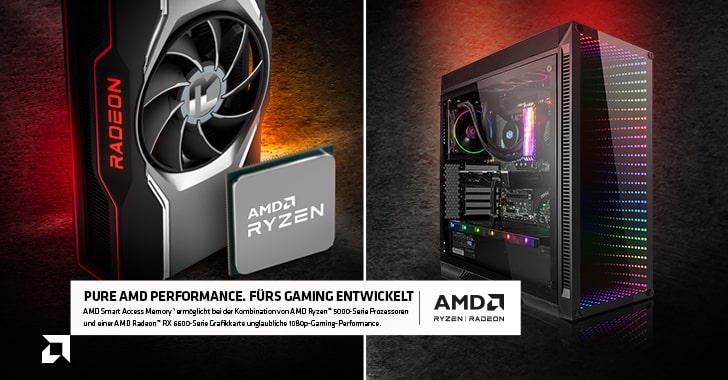 Pure AMD Performance. Für\'s Gaming entwickelt.
