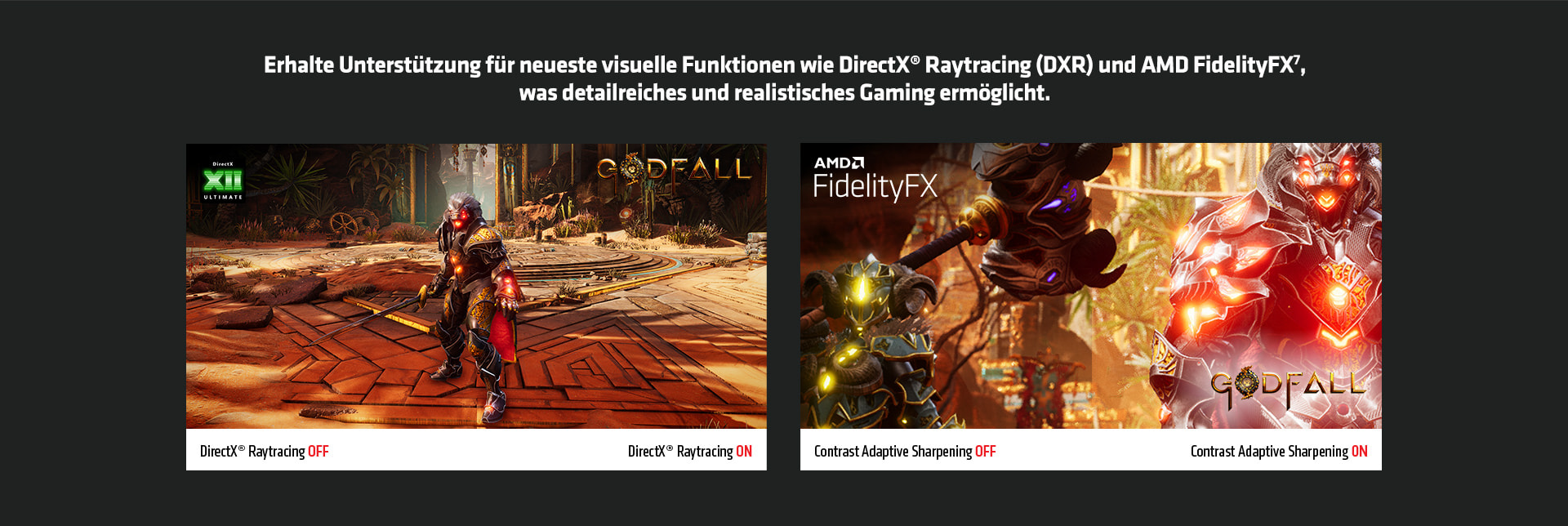 Realistisches Gaming mit AMD: DirectX Raytracing (DXR) und AMD FidelityFX