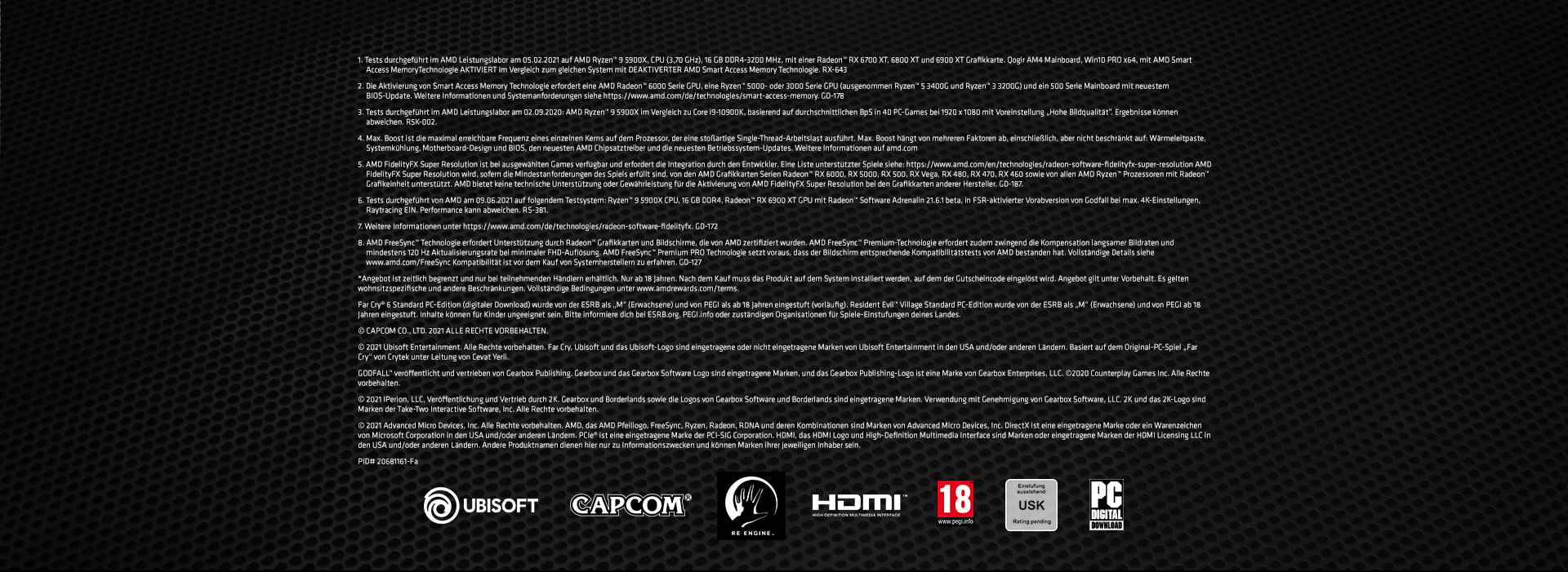 Geschäftsbedingungen und Urheberrechte - AMD Raise the Game Aktion bei Megaport