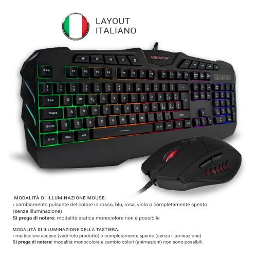 Megaport Gaming Keyboard & Mouse Set IT