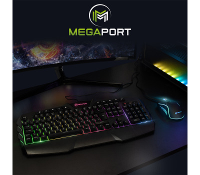 Megaport Gaming Taclado & Mouse Set ES