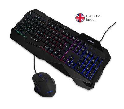 Megaport Gaming Keyboard & Mouse Set UK