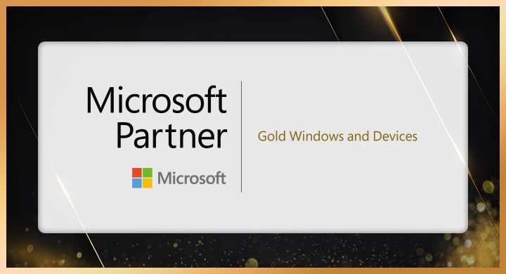 Wir sind Microsoft Gold Partner